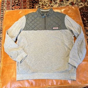 Men’s Large Vineyard Vines Pocketed Qtr Zip